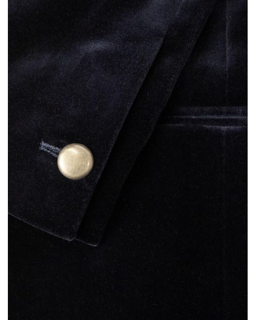 Favourbrook Blue Cotton-velvet Jacket for men