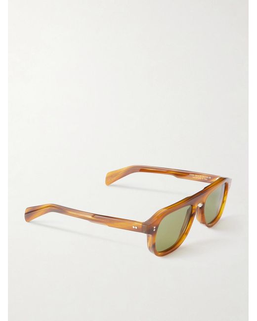 Cutler & Gross Brown Gr14 Aviator-Style Acetate Sunglasses for men