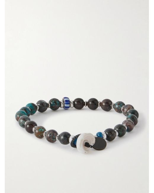 Mikia Metallic Sterling Silver for men