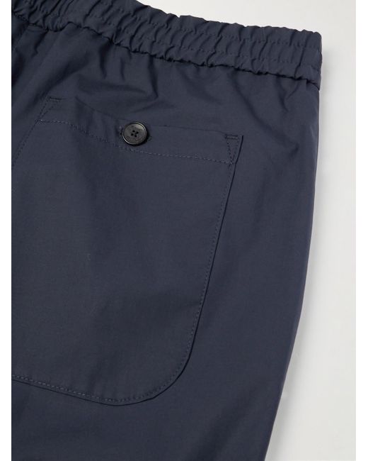 Etro Gerade geschnittene Hose aus Popeline aus einer Baumwollmischung in Blue für Herren
