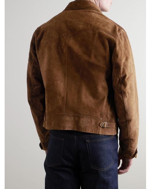 Suede Jacket di RRL in Brown da Uomo