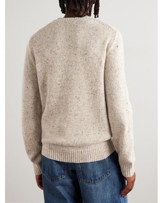 Hartford White Wool-blend Sweater for men