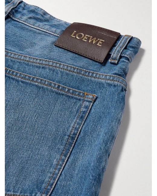 Loewe Blue Straight-Leg Jeans for men