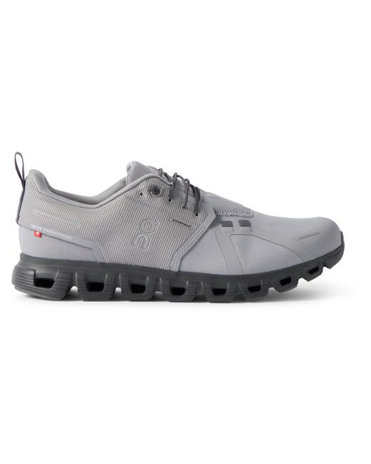 On Shoes Gray Cloud 6 Wp Rubber-Trimmed Mesh Slip- Sneakers for men