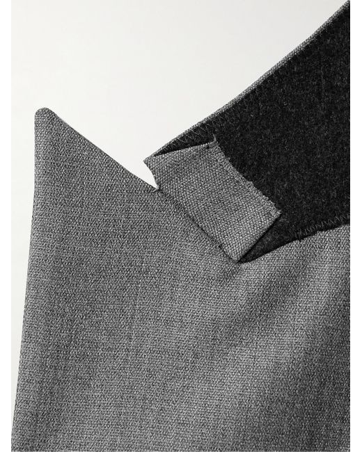 Acne Gray Jarrio Woven Suit Jacket for men