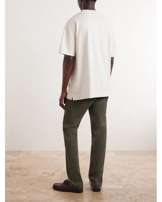 Massimo Alba White Nevis Cotton-jersey T-shirt for men