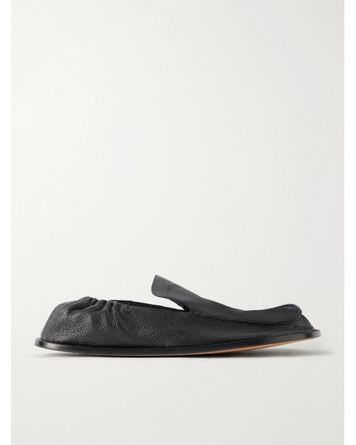 Loewe White Paula's Ibiza Flex Leather Loafers for men