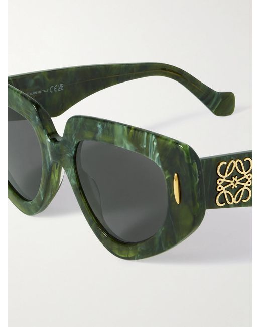 Occhiali Da Sole di Loewe in Green da Uomo