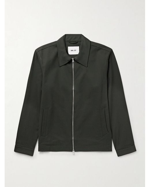 NN07 Black Ivan 1089 Cotton-Blend Jacket for men
