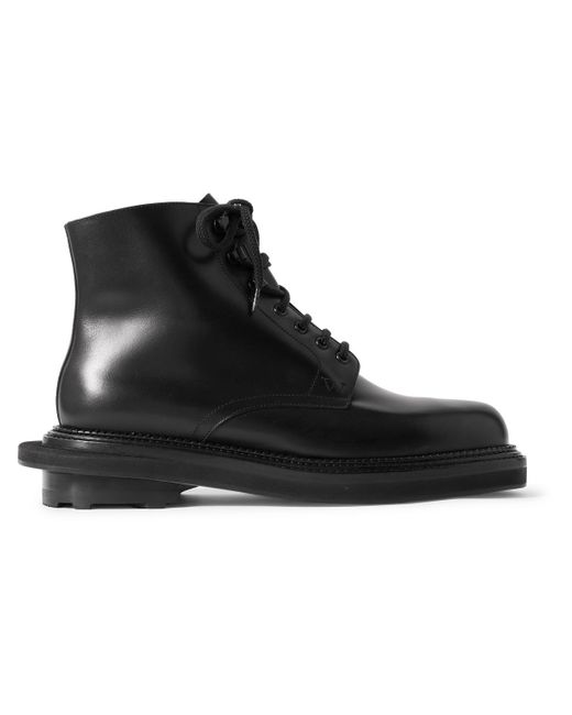 J.M. Weston Black Sacai Leather Boots for men