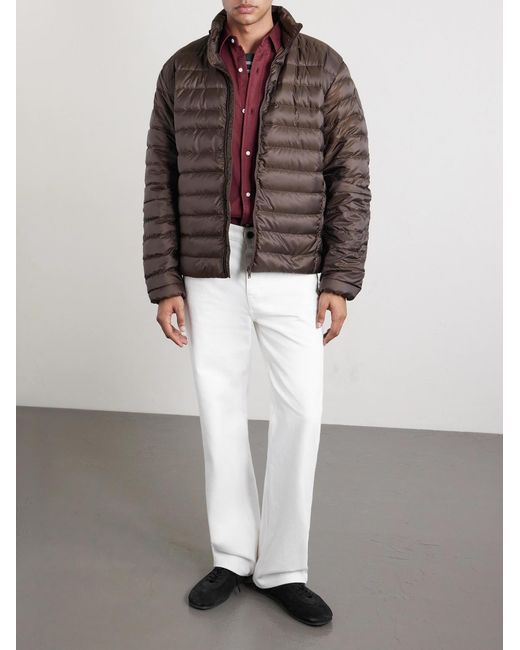 Canada Goose Brown Stratus Quilted Shell Down Jacket for men