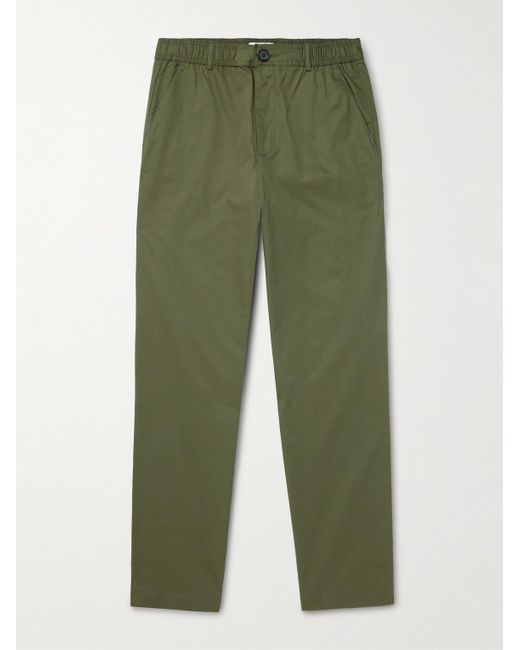 Pantaloni A Gamba Dritta di Oliver Spencer in Green da Uomo