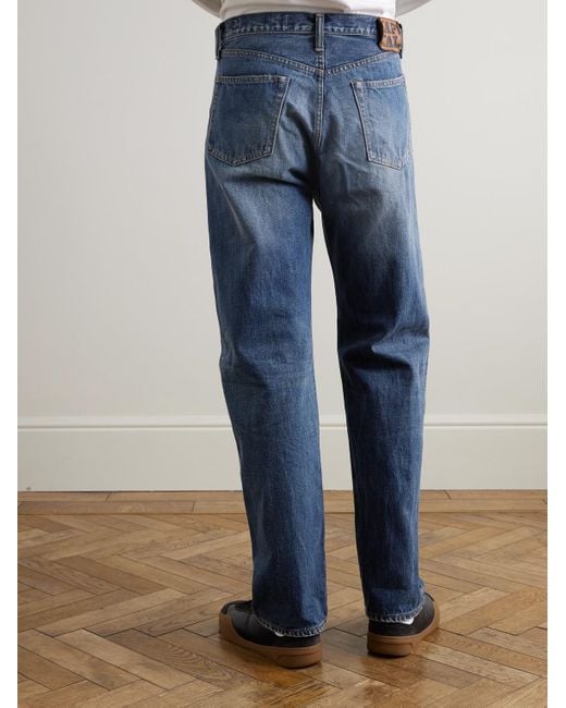 Kapital Blue Zimbabwe Straight-Leg Jeans for men