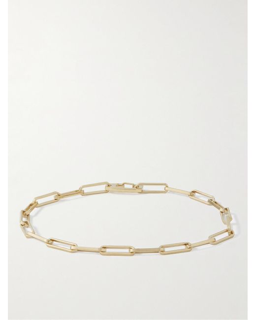 Miansai Natural Clip Volt Gold Vermeil Chain Bracelet for men