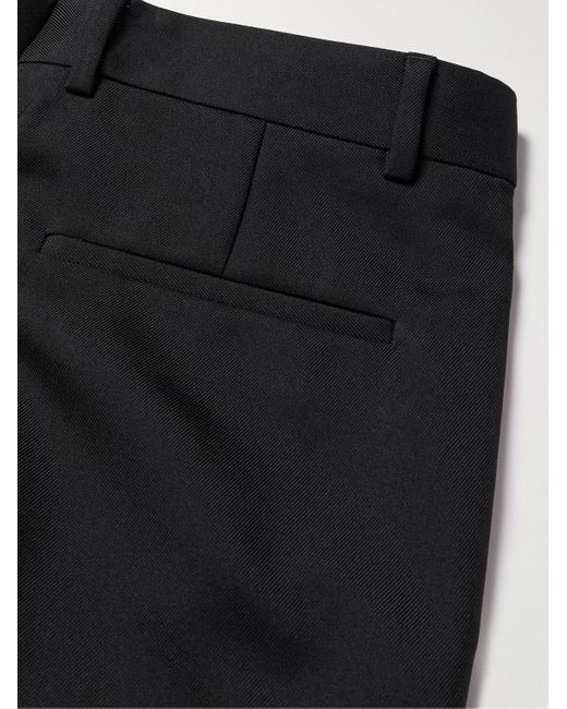 Off-White c/o Virgil Abloh Black Slim-fit Straight Leg Printed Drill Suit Trousers for men