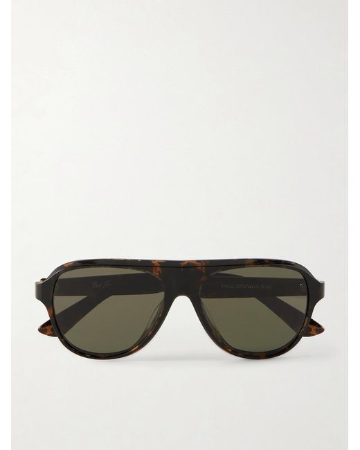 Oliver Peoples Black Paul Newman Aviator-style Acetate Sunglasses for men