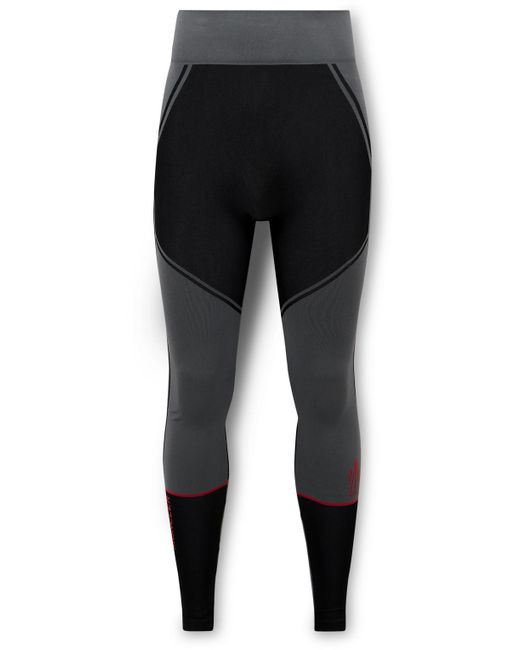 Moncler Black Stretch-Knit Ski Base Layer for men