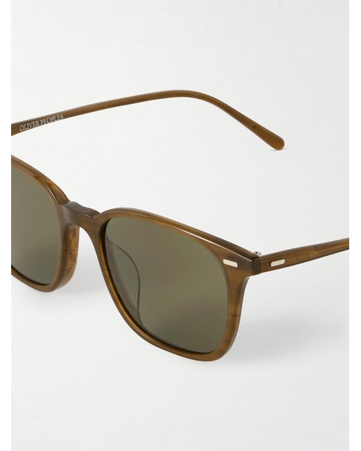 Oliver Peoples Green Laedin D-frame Acetate Sunglasses for men