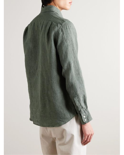 Hartford Green Paul Linen Shirt for men