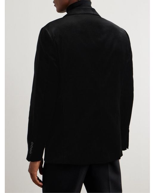 Polo Ralph Lauren Black Cotton-Velvet Blazer for men