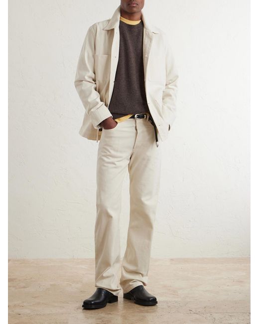A.P.C. Natural Cotton-Twill Overshirt for men