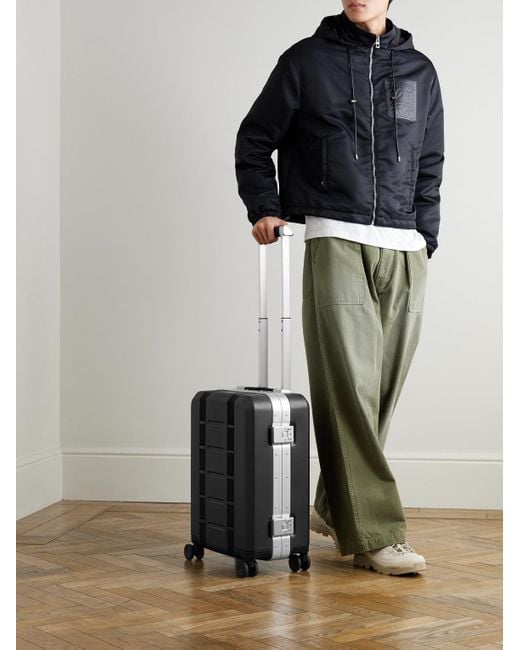 Db Journey Black Ramverk Pro Polycarbonate And Aluminium Carry-on Suitcase for men