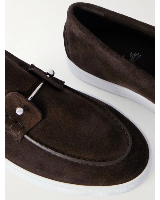 Mocassini di Christian Louboutin in Brown da Uomo