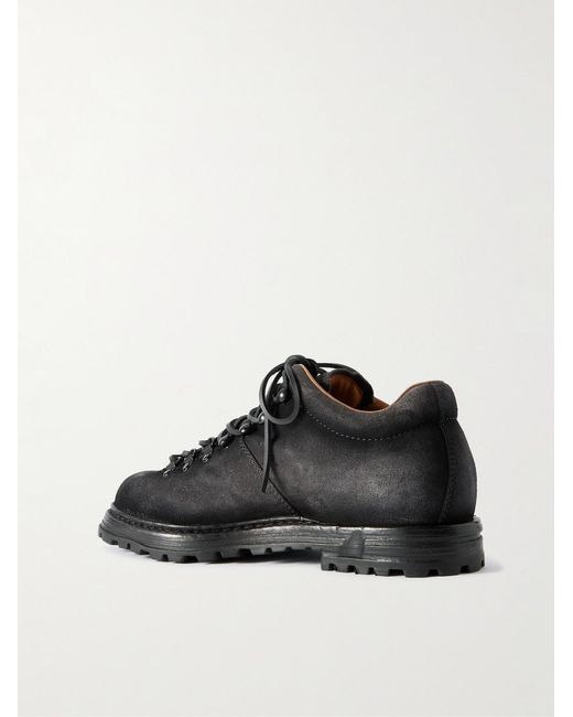 Officine Creative Black Artik 004 Suede Boots for men