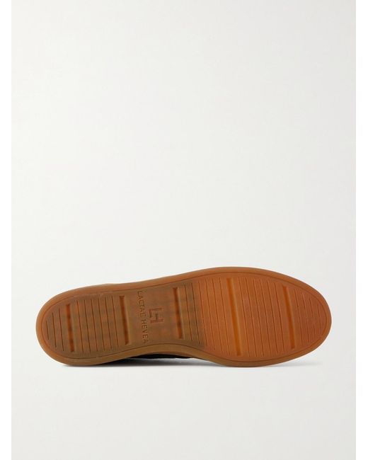 Officine Creative Black Halo 001 Deerskin Sneakers for men