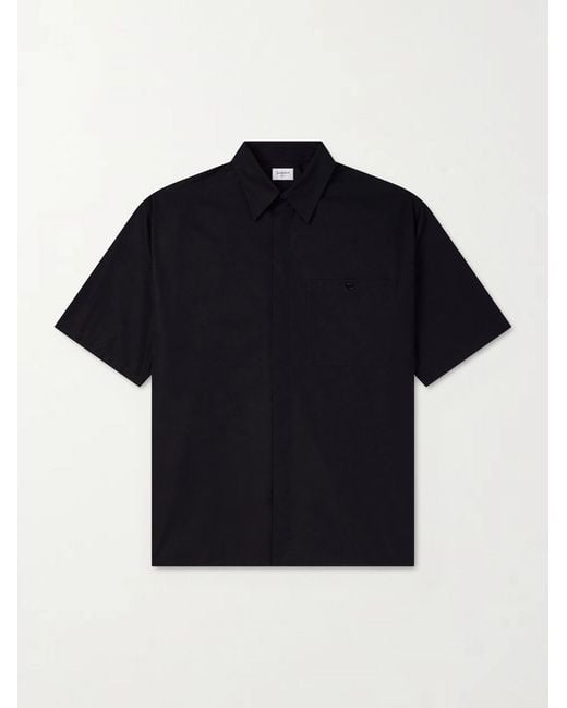 Saint Laurent Blue Cotton-poplin Pyjama Shirt for men