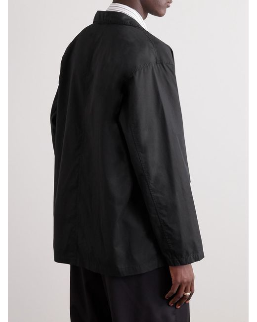 mfpen Black Article Cotton And Tencel Lyocell-Blend Twill Jacket for men