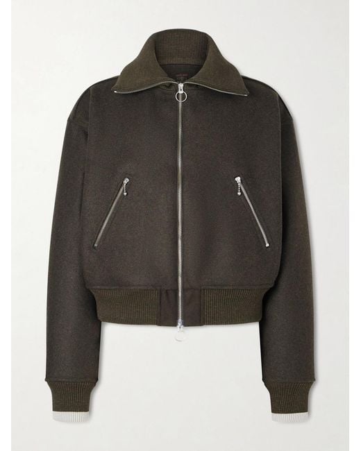 Kapital Black Wool-flannel Blouson Jacket for men