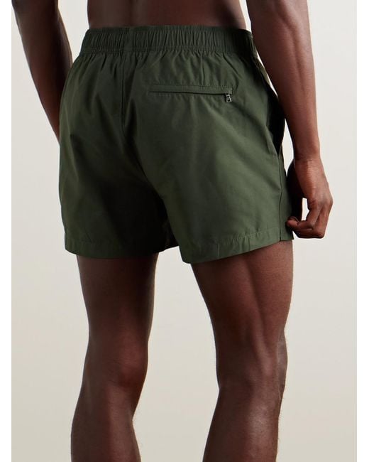 Onia Green Charles Short-Length Slim-Fit Shell Swim Shorts for men