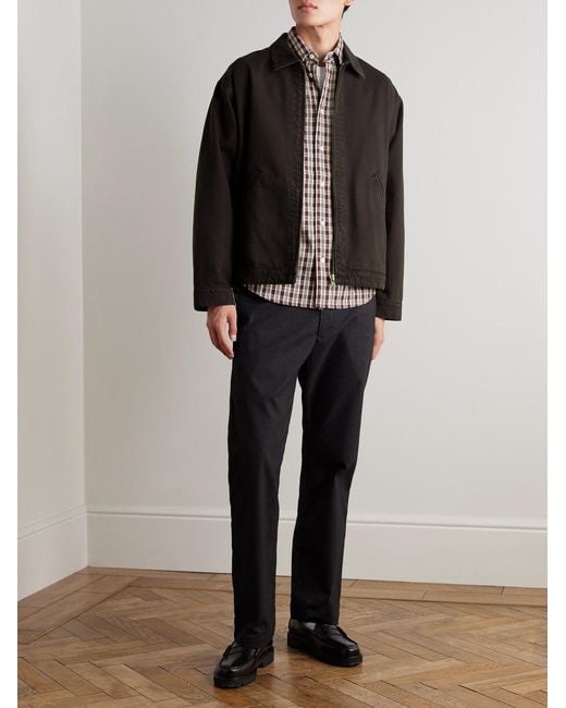 NN07 Black Petrus 1874 Organic Denim Jacket for men