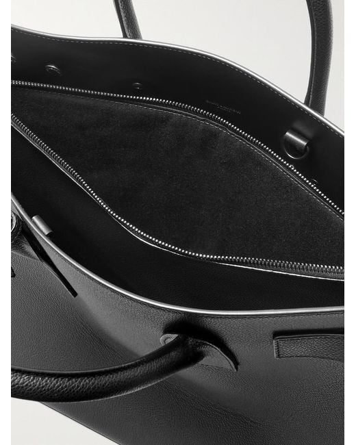 Saint Laurent Black Sac De Jour Large Full-Grain Leather Tote Bag for men