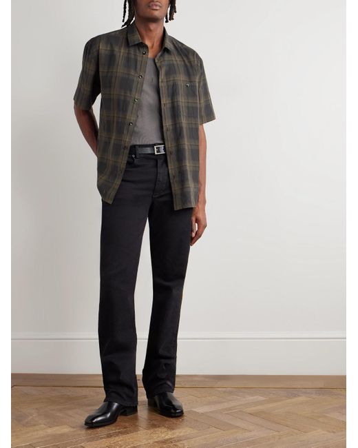 Camicia di Saint Laurent in Black da Uomo