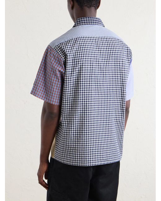 Human Made Multicolor Logo-Appliquéd Checked Cotton Shirt for men