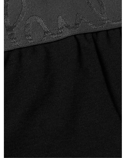 Paul Smith Schmal geschnittene Shorts aus Jersey aus einer Baumwoll-Modalmischung in Black für Herren