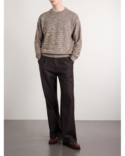 Paul Smith White Knitted Organic Cotton Sweater for men