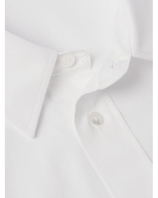The Row White Penn Oversized Cotton-poplin Shirt for men
