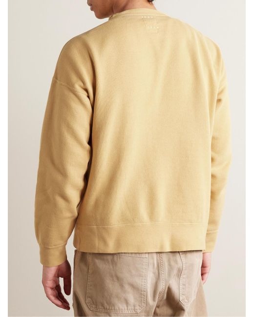 Visvim Ultimate Jumbo SB Sweatshirt aus Baumwoll-Jersey in Natural für Herren