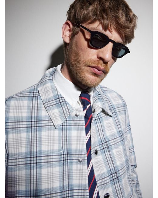 Thom Browne Black Round-Frame Acetate Sunglasses for men