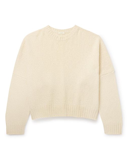 The Row Natural Grohl Wool And Silk-blend Sweater for men