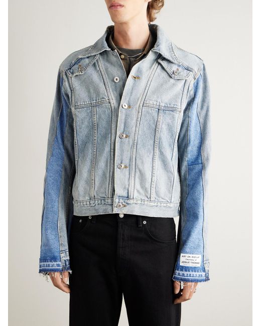 GALLERY DEPT. Blue Ford Panelled Denim Trucker Jacket for men