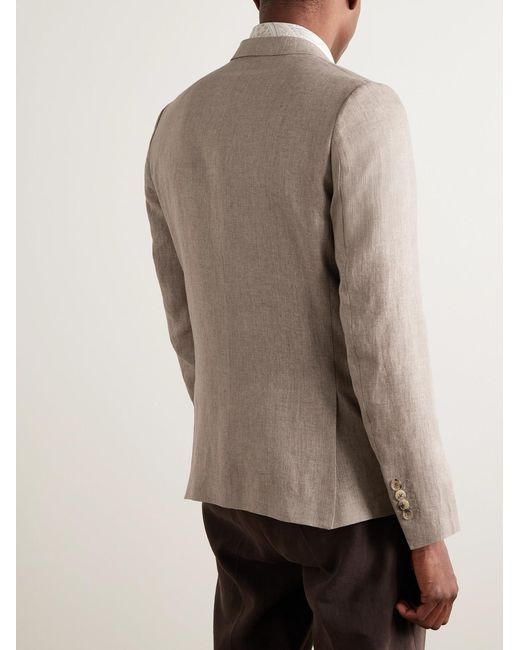 Paul Smith Natural Delave Linen Blazer for men