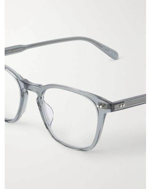 Garrett Leight Natural Albright D-Frame Acetate Optical Glasses for men
