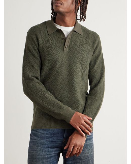 Mr P. Green Knitted Wool And Cashmere-blend Sweater for men