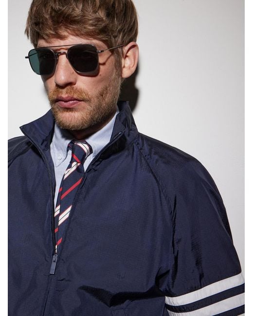 Thom Browne Blue Aviator-Style-Toned Sunglasses for men