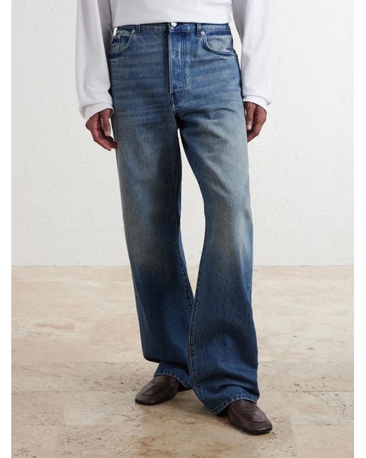 Dries Van Noten Blue Peyter Straight-Leg Jeans for men