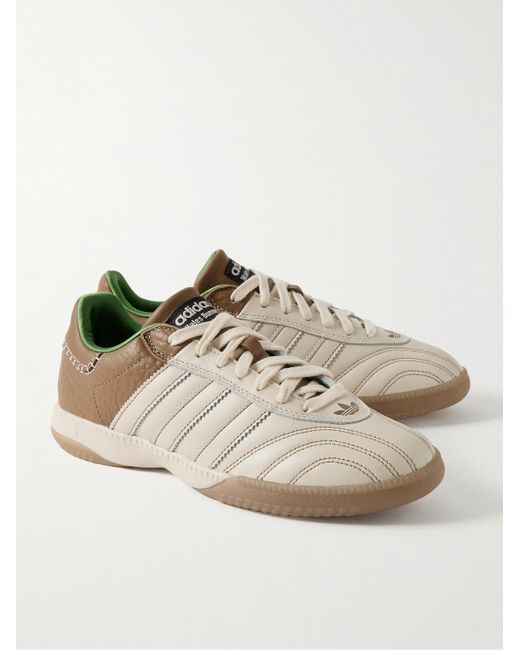 Adidas Originals Natural Wales Bonner Samba Millennium Panelled Leather Sneakers for men